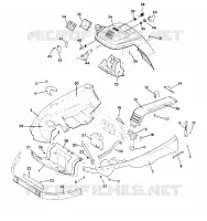 NOSE PAN AND CONSOLE INDY LITE AND STAR LITE (4918591859005A)