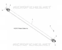 DRIVE TRAIN, FRONT ARBRE DE TRANSMISSION
