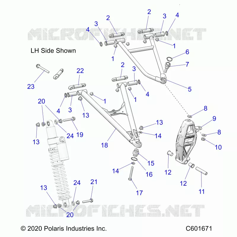 TRIANGLES SUSPENSIONS AVANT 