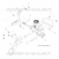 BRAKES, PEDAL AND MAITRE CYLINDRE