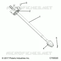 DRIVE TRAIN, ARBRE DE TRANSMISSION AVANT