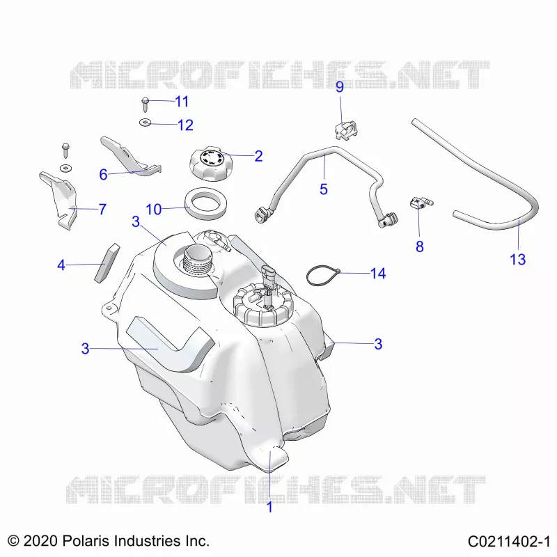SYSTÃˆME D'ALIMENTATION, FUEL TANK ASM.