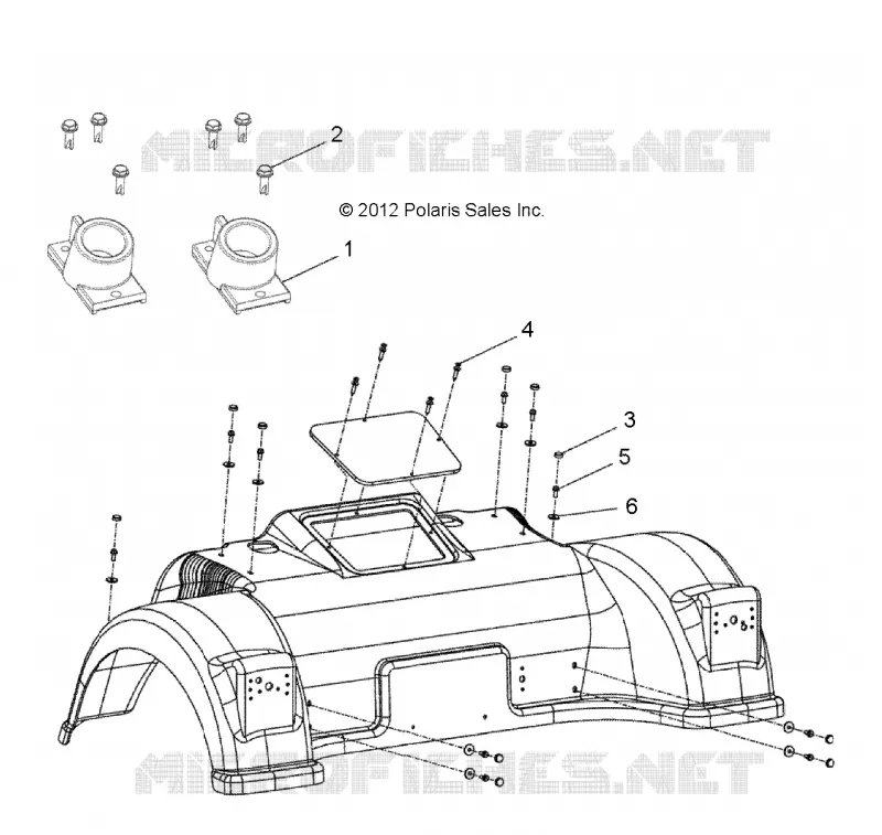 CARROSSERIE ARRIERE SPAT