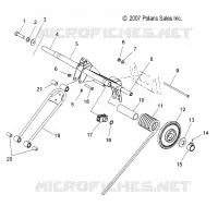 SUSPENSION, BRAS DE SUSPENSION ARRIERE