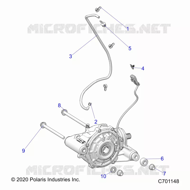 SYSTÃˆME DE TRANSMISSION, FRONT GEARCASE MOUNTING
