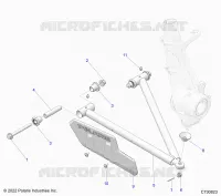SUSPENSION, A-ARM AND SUPPORT MOUNTING
