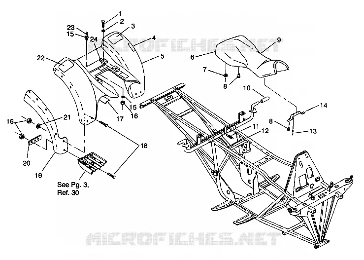 HABITACLE ARRIERE 6X6 350L W938739 (4924062406002A)