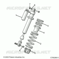 SUSPENSION, AMORTISSEUR AVANT MOUNTING