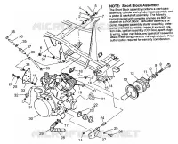 SUPPORT MOTEUR (400) XPRESS 400 W969540 (4935923592A012)