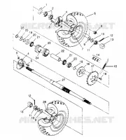 PONT ARRIERE 6x6 300 W948730 (4926792679C010)