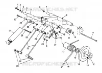 BRAS DE SUSPENSION ARRIERE (SKS) 500 SKS 0972564 AND EUROPEAN 500 SKS E972564 (4938393839C007)
