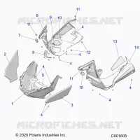 CARROSSERIE AVANT ASM./FENDERS