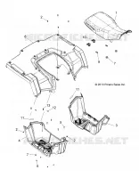 CARROSSERIE ARRIERE CAB, SEAT AND FOOTWELLS