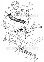 CARBURANT TANK XPLORER 400L W97CC38C (4939753975A013)