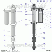 SUSPENSION ARRIERE SHOCK INTERNALS