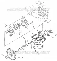 POMPE A HUILE Magnum 4X4 W968144 and Swedish Magnum 4X4 S968144 (4936053605D008)