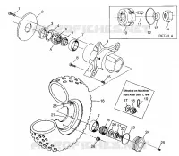 ROUE AVANT Magnum 6X6 W97AE42A and Swedish Magnum 6X6 S97AE42E (4940754075B008)