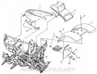 CABINE SPORTSMAN 400L W97AC38C (4939673967A005)