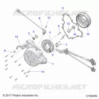 ENGINE, STATOR AND FLYROUE