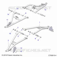 SUSPENSION AVANT CONTROL ARMS