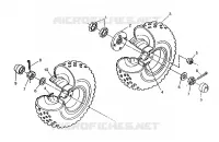 ROUE INTERMEDIAIRE 6x6 400L, SWEDISH S948740 and  NORWEGIAN N948740 (4926812681028A)