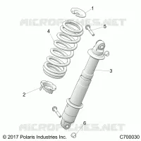SUSPENSION ARRIERE SHOCK MOUNTING