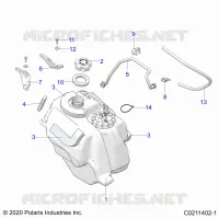 SYSTÃˆME D'ALIMENTATION, FUEL TANK ASM.