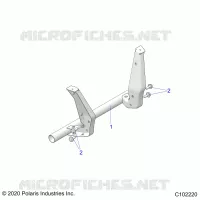 CARROSSERIE ARRIERE RACK SUPPORT