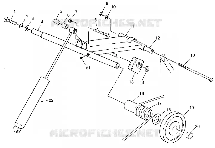 BRAS DE SUSPENSION ARRIERE