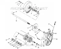 SYSTÈME DE TRANSMISSION ASSEMBLY 440 0952760, 440 SKS 0952560,  AND EUROPEAN 440 SKS E9 (4929032903B010)
