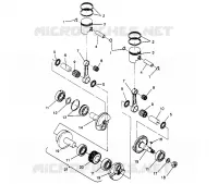 PISTON ET VILEBREQUIN SPORT 0960443, SPORT TOURING 0960243  AND EUROPEAN SP (4932223222C013)