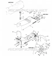 SIEGE ET RESERVOIR Storm 0950782, Storm SKS 0950582,  Euro Storm E9 (4929012901A008)