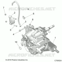 SYSTÃˆME DE TRANSMISSION, MAIN GEARCASE MOUNTING