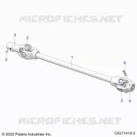 SYSTÃˆME DE TRANSMISSION, FRONT PROP SHAFT