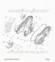 SYSTÃˆME DE TRANSMISSION, CLUTCH COVER ASM.- G24G5W99A/99B (C702872)