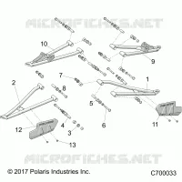 SUSPENSION AVANT CONTROL ARMS