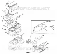 CYLINDRE   COLLECTEUR SL 700 B974071, INTL. SL 700 I974071, SL 700 DELUXE B97 (4940874087C005)