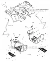 HABITACLE ARRIERE and FOOTWELL