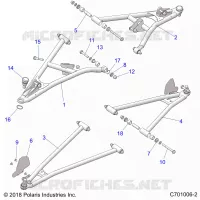 SUSPENSION AVANT CONTROL ARMS