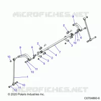 SUSPENSION, REAR BARRE STABILISATRICE