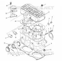 CYLINDRE 500 CARB 0962764, 500 CARB SKS 0962564,  EUROPEAN 500 CARB SKS E96 (4931873187C012)