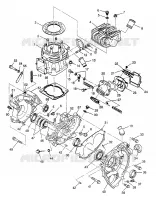 CARTERS MOTEUR AND CYLINDRE 6X6 400L W968740 AND 6X6 400L NORWEGIAN N968740 (4935963596D009)