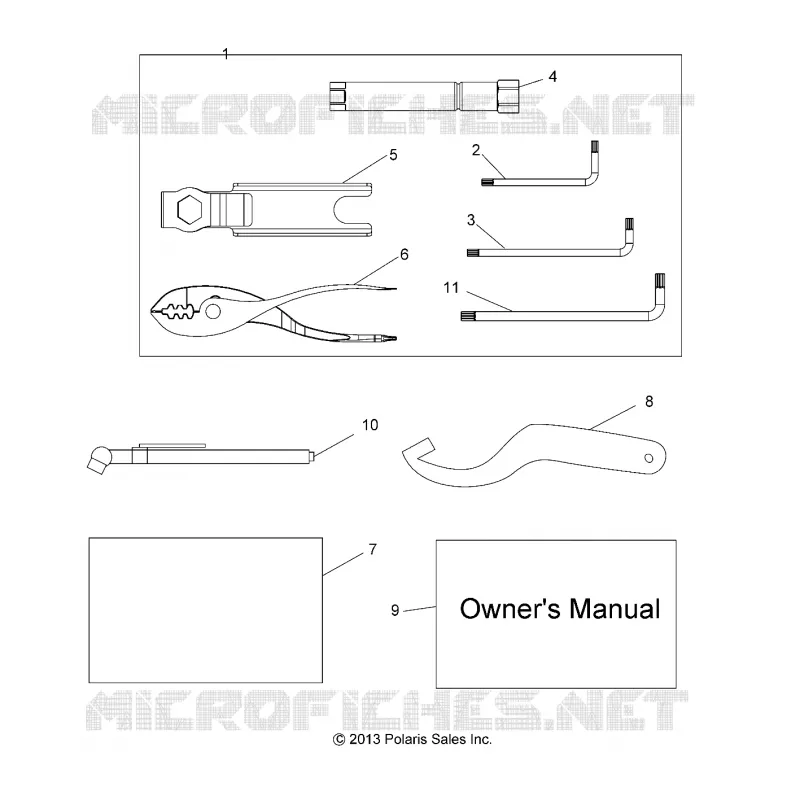 REFERENCES, OUTILS and MANUEL DU PROPRIETAIRE
