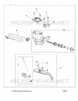 FREIN AVANT BRAKE LEVER AND MASTER CYLINDER