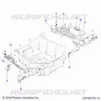 CARROSSERIE ARRIERE RACK, MOUNTING