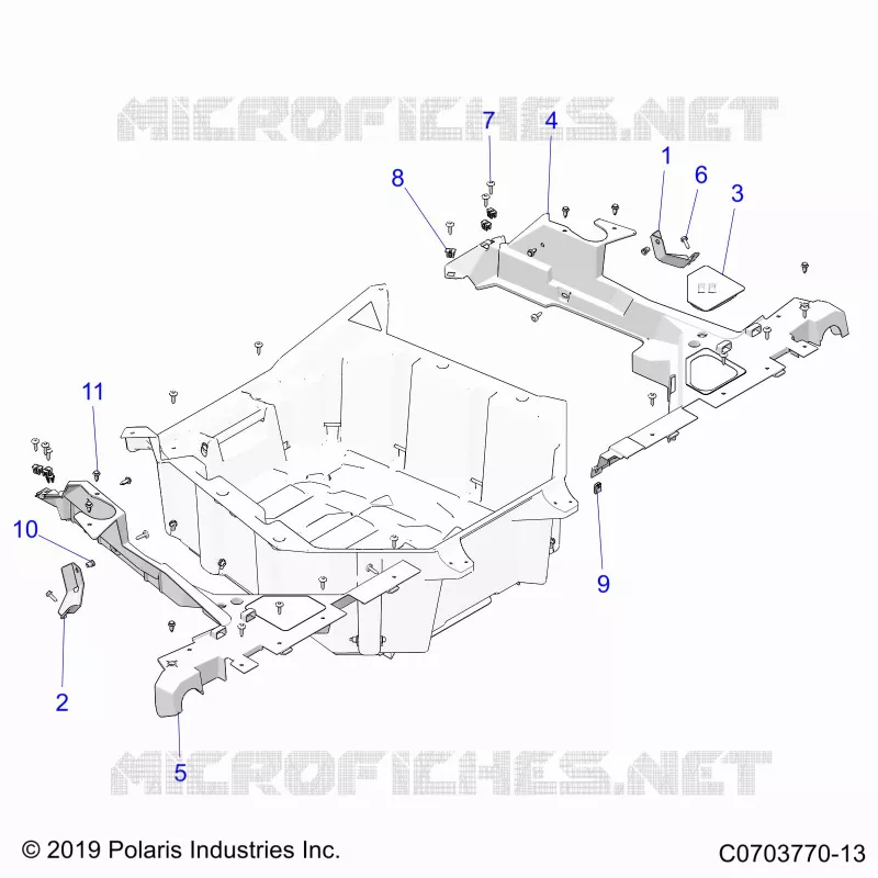 CARROSSERIE ARRIERE RACK, MOUNTING