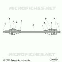 SYSTÃˆME DE TRANSMISSION, HALF SHAFT, FRONT