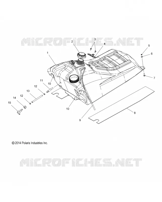 SYSTÈME D'ALIMENTATION, FUEL TANK ASM.