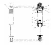 AMORTISSEUR FOX-GAS, MIDDLE  440 XCR SP X951660 (4932833283C007)