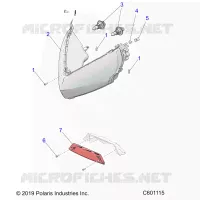 ELECTRICITE, HEADLIGHT AND TAILLIGHT